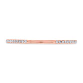0.07ct 14k Rose Gold Diamond Lady's Ring Size 8